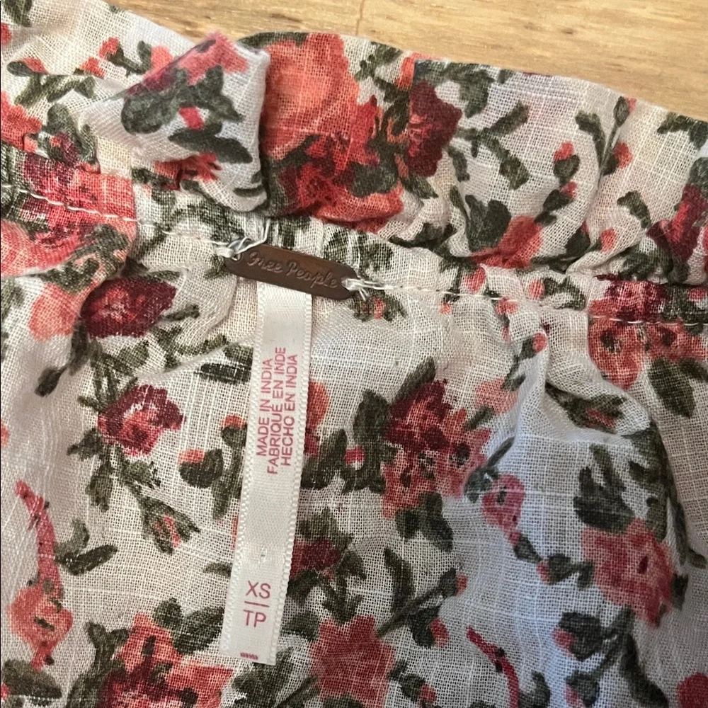 Free People Floral Boho Blouse - Picture 3 of 4